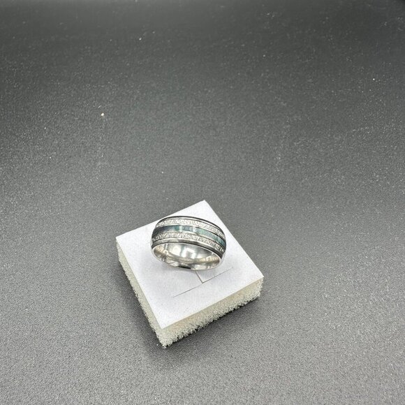 Color Changing Stainless Steel Unisex Ring Wedding Band - Picture 8 of 15